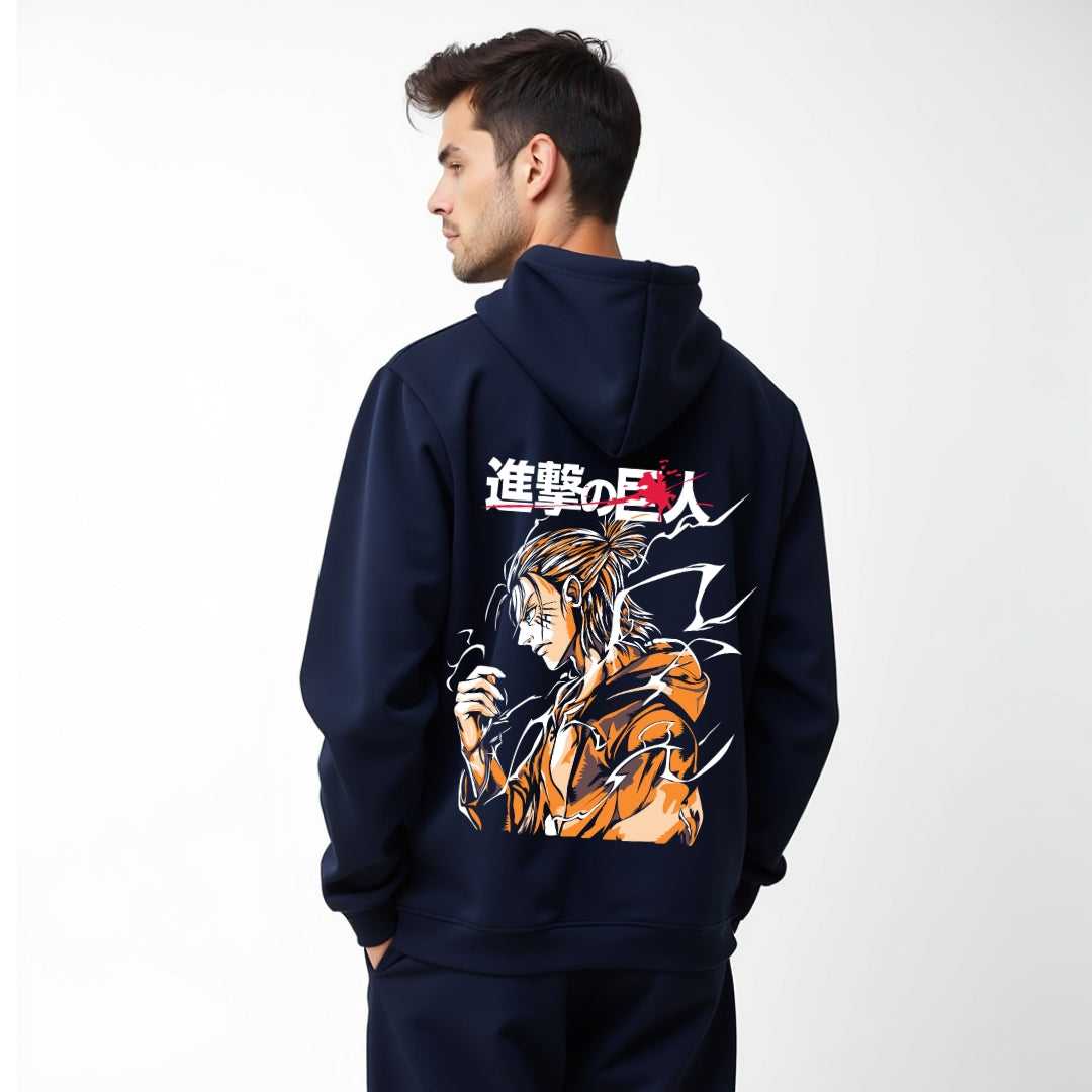 AKUNA: Back Printed Hoodie Unisex(navy blue)