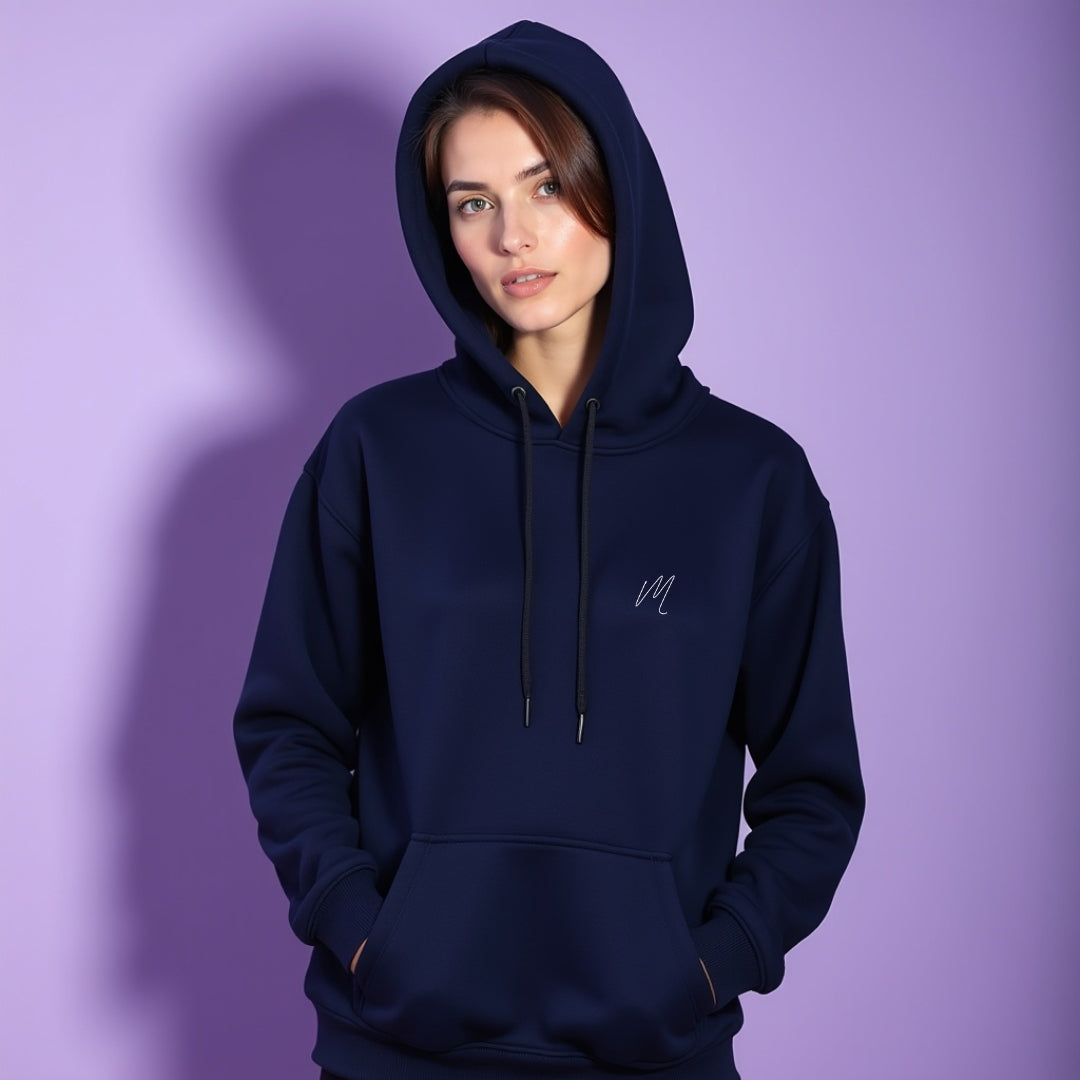 AKUNA: Back Printed Hoodie Unisex(navy blue)