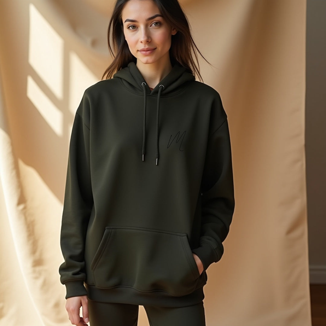 PUNISHER: Back Printed Hoodie Unisex Olive
