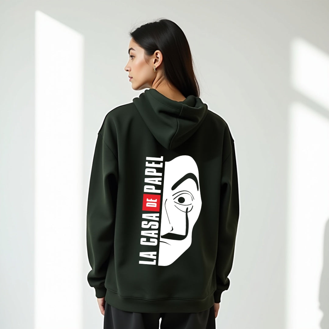 LA CASA edition hoodie{Back printed}.