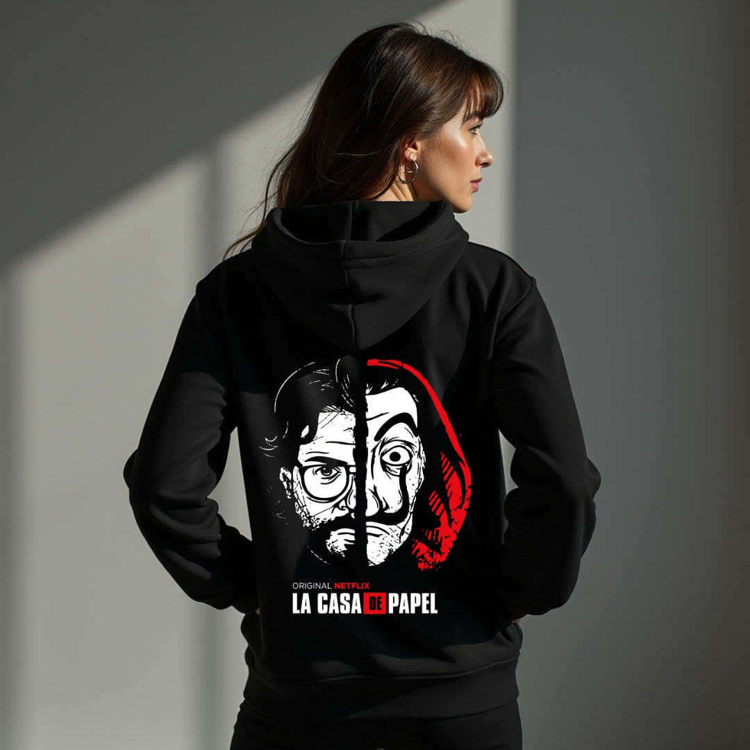 LA CASA DE-PAPAL edition unisex hoodie[Back printed].